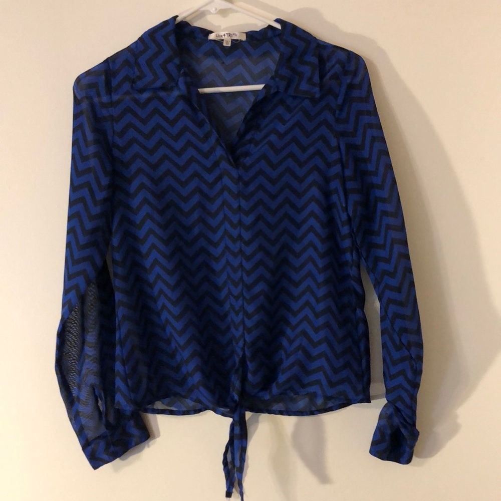 zig zag blouse
